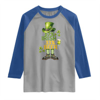 67 Irish 33 Beer Raglan Shirt Funny Six Seven Leprechaun Drinking Beer Lover