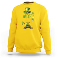 67 Irish 33 Beer Sweatshirt Funny Six Seven Leprechaun Drinking Beer Lover
