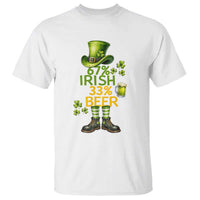 67 Irish 33 Beer T Shirt Funny Six Seven Leprechaun Drinking Beer Lover