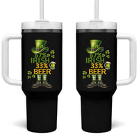 67 Irish 33 Beer Tumbler With Handle Funny Six Seven Leprechaun Drinking Beer Lover