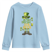 67 Irish 33 Beer Youth Sweatshirt Funny Six Seven Leprechaun Drinking Beer Lover