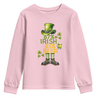 67 Irish 33 Beer Youth Sweatshirt Funny Six Seven Leprechaun Drinking Beer Lover