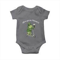 Funny Frog St Patricks Day Meme Baby Onesie Vitamin G Irish Beer