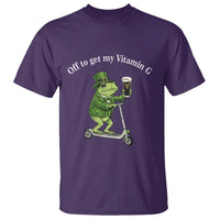 Funny Frog St Patricks Day Meme T Shirt Vitamin G Irish Beer