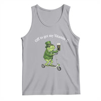 Funny Frog St Patricks Day Meme Tank Top Vitamin G Irish Beer