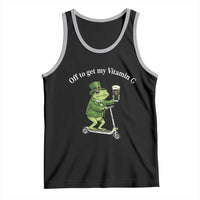 Funny Frog St Patricks Day Meme Tank Top Vitamin G Irish Beer