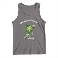 Funny Frog St Patricks Day Meme Tank Top Vitamin G Irish Beer