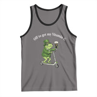 Funny Frog St Patricks Day Meme Tank Top Vitamin G Irish Beer