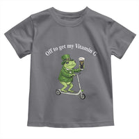 Funny Frog St Patricks Day Meme Toddler T Shirt Vitamin G Irish Beer