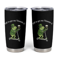 Funny Frog St Patricks Day Meme Tumbler Cup Vitamin G Irish Beer