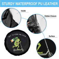 Funny Frog Christian St Patricks Day Spare Tire Cover Off To Find Me Lucky