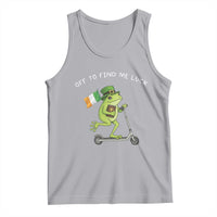 Funny Frog Christian St Patricks Day Tank Top Off To Find Me Lucky