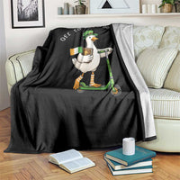 Funny Goose Christian St Patricks Day Throw Blanket Off To Find Me Lucky