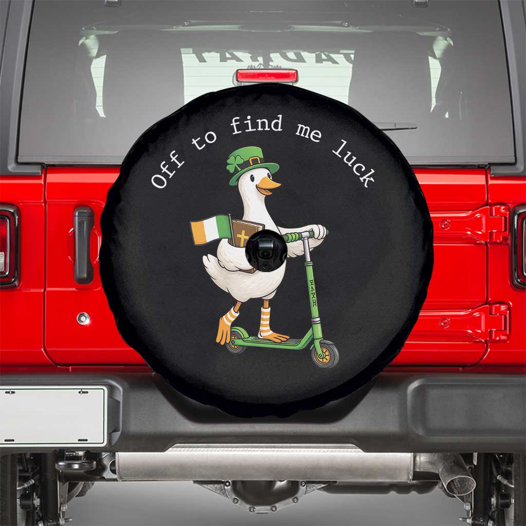 Funny Goose Christian St Patricks Day Spare Tire Cover Off To Find Me Lucky
