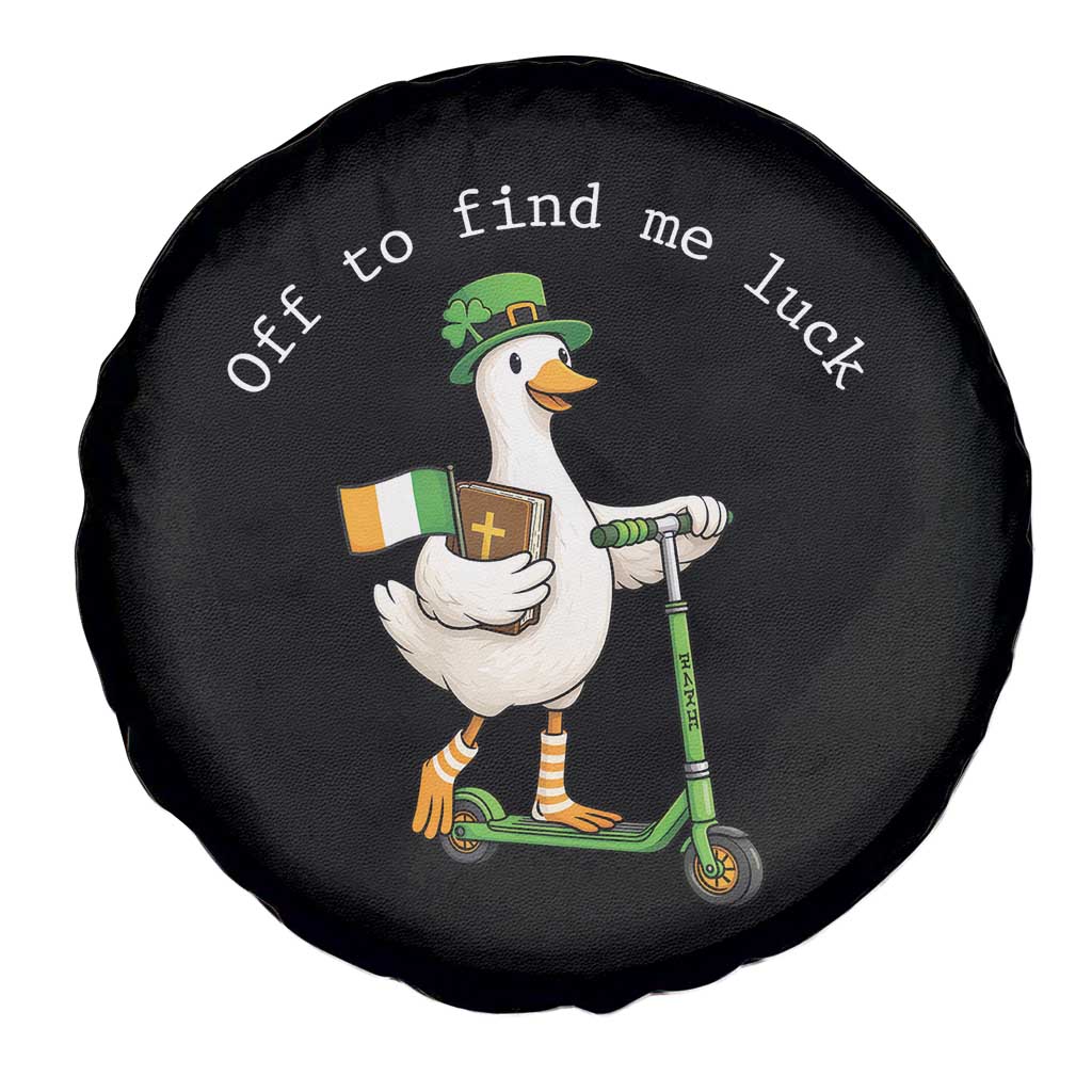 Funny Goose Christian St Patricks Day Spare Tire Cover Off To Find Me Lucky