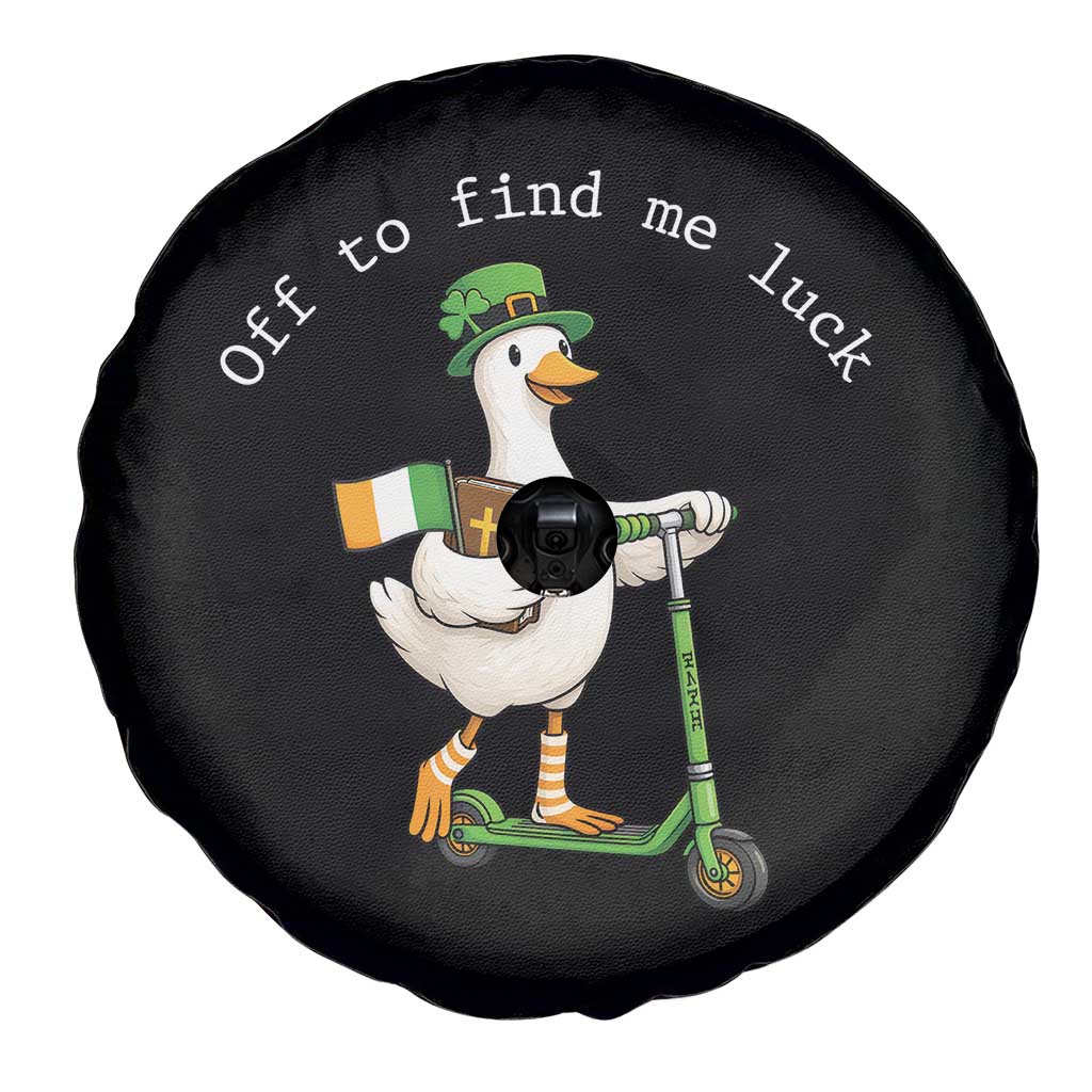 Funny Goose Christian St Patricks Day Spare Tire Cover Off To Find Me Lucky