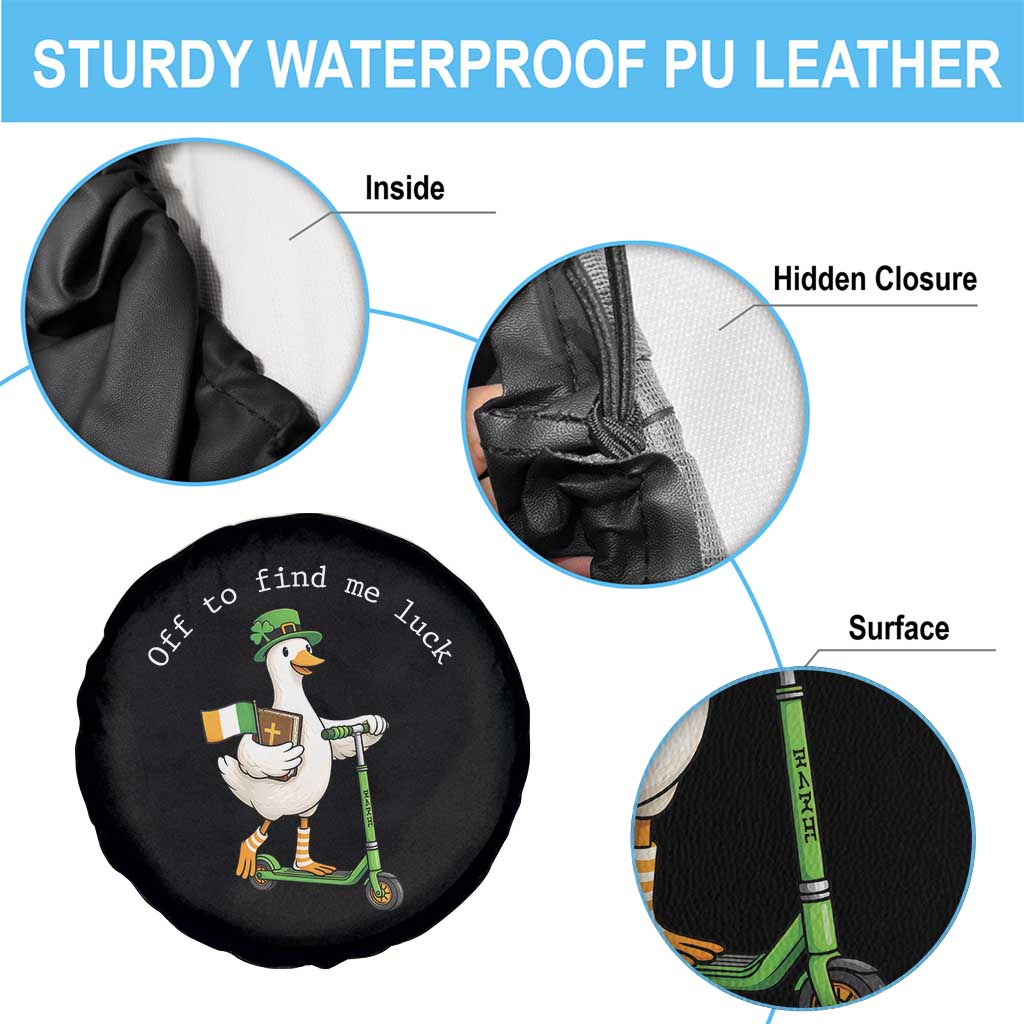 Funny Goose Christian St Patricks Day Spare Tire Cover Off To Find Me Lucky