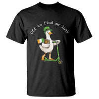 Funny Goose Christian St Patricks Day T Shirt Off To Find Me Lucky
