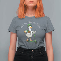 Funny Goose Christian St Patricks Day T Shirt For Women Off To Find Me Lucky