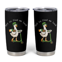 Funny Goose Christian St Patricks Day Tumbler Cup Off To Find Me Lucky
