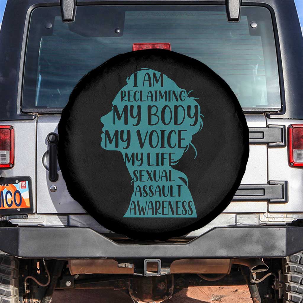 Sexual Assault Awareness Spare Tire Cover Women Support Survivors