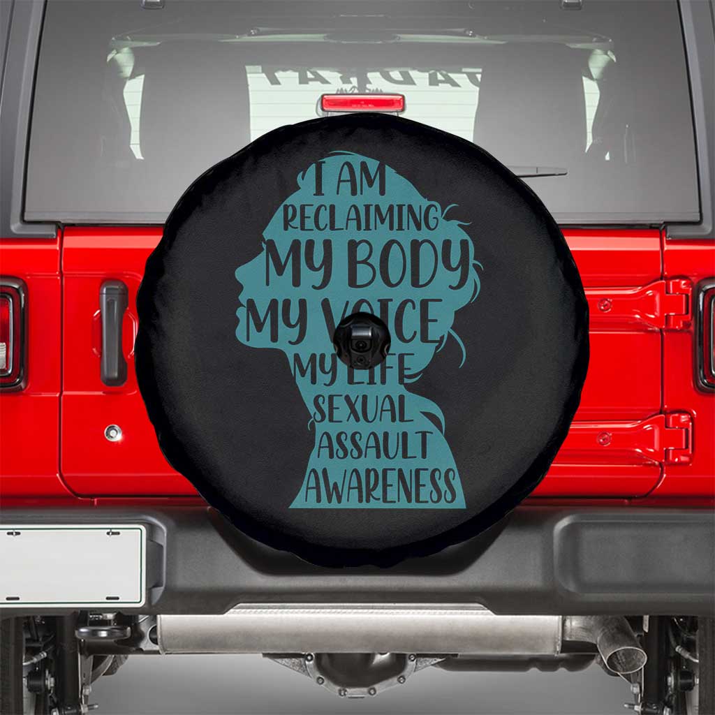 Sexual Assault Awareness Spare Tire Cover Women Support Survivors