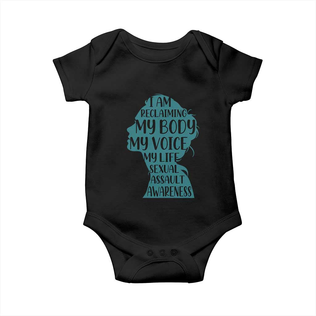 Sexual Assault Awareness Baby Onesie Women Support Survivors