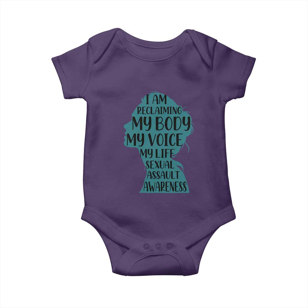 Sexual Assault Awareness Baby Onesie Women Support Survivors