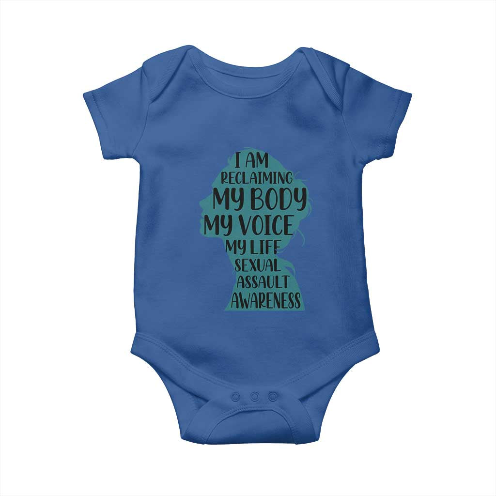 Sexual Assault Awareness Baby Onesie Women Support Survivors