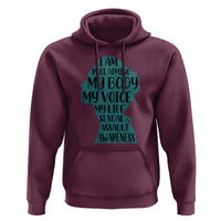 Sexual Assault Awareness Hoodie Women Support Survivors