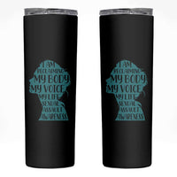 Sexual Assault Awareness Skinny Tumbler Women Support Survivors