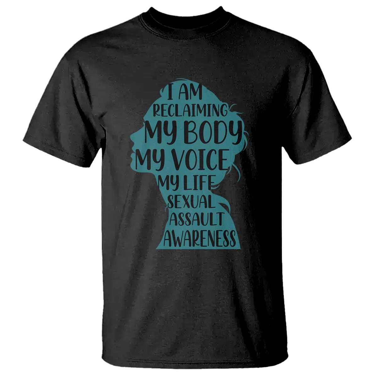 Sexual Assault Awareness T Shirt Women Support Survivors