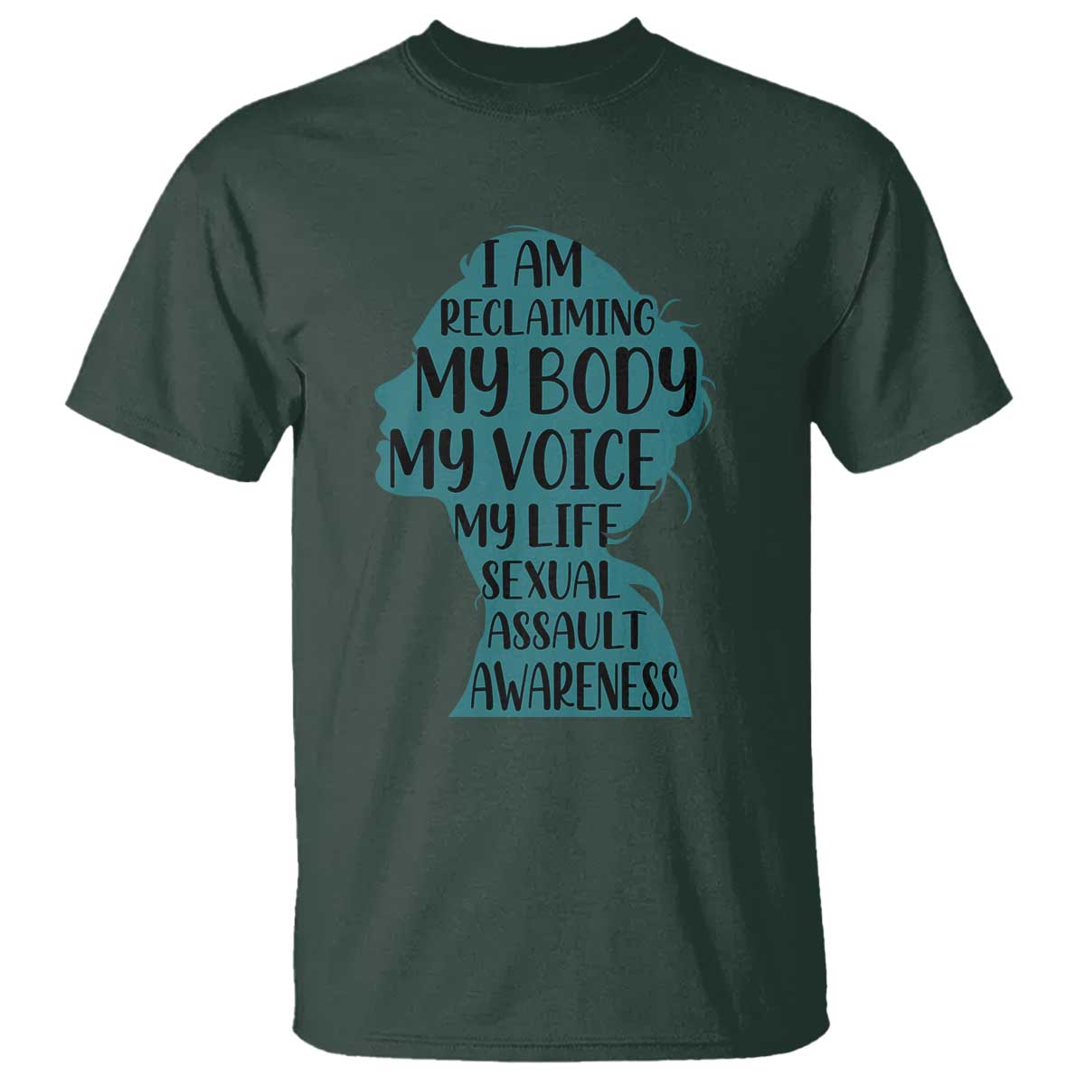 Sexual Assault Awareness T Shirt Women Support Survivors