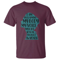 Sexual Assault Awareness T Shirt Women Support Survivors