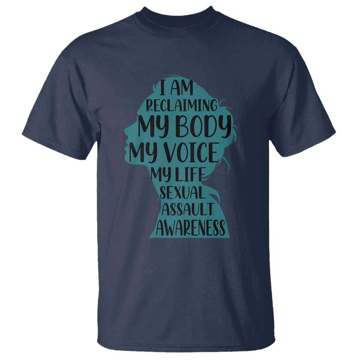Sexual Assault Awareness T Shirt Women Support Survivors