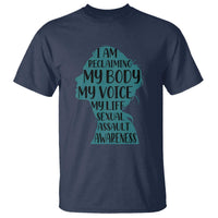 Sexual Assault Awareness T Shirt Women Support Survivors