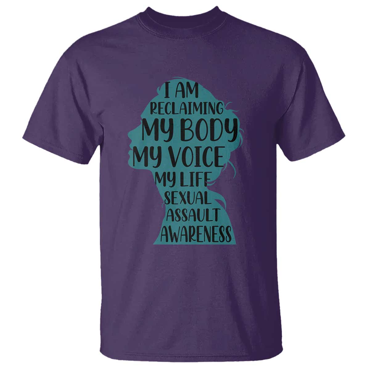 Sexual Assault Awareness T Shirt Women Support Survivors