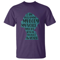 Sexual Assault Awareness T Shirt Women Support Survivors
