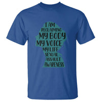 Sexual Assault Awareness T Shirt Women Support Survivors