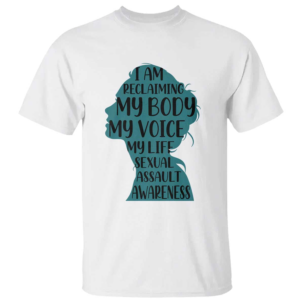 Sexual Assault Awareness T Shirt Women Support Survivors