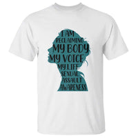 Sexual Assault Awareness T Shirt Women Support Survivors