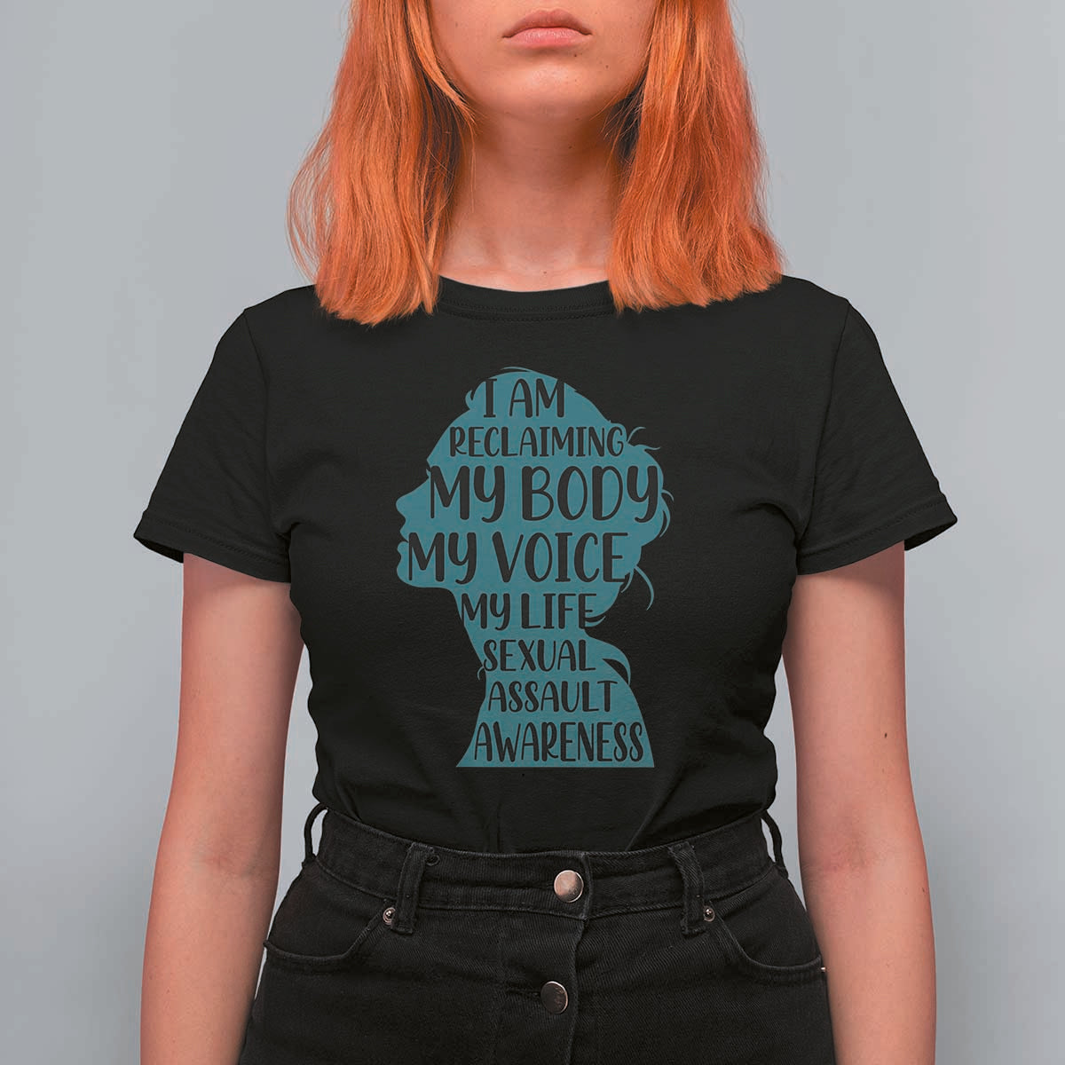 Sexual Assault Awareness T Shirt For Women Women Support Survivors