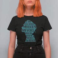 Sexual Assault Awareness T Shirt For Women Women Support Survivors