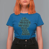 Sexual Assault Awareness T Shirt For Women Women Support Survivors