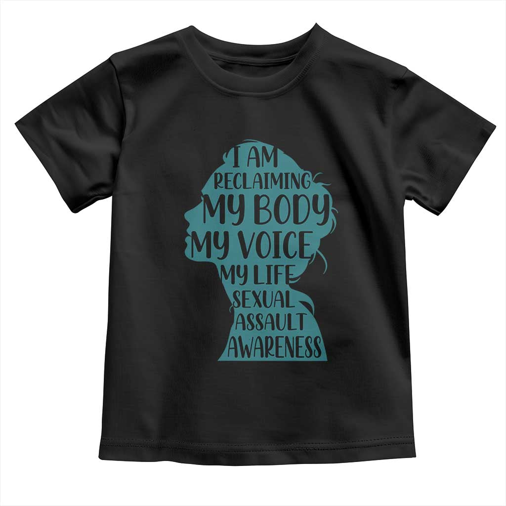 Sexual Assault Awareness Toddler T Shirt Women Support Survivors