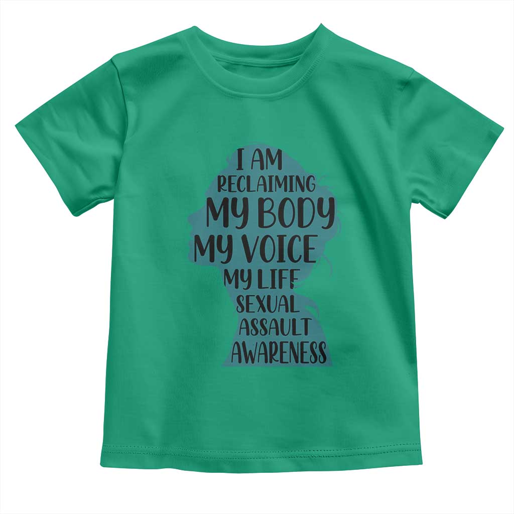 Sexual Assault Awareness Toddler T Shirt Women Support Survivors