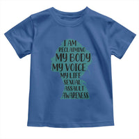 Sexual Assault Awareness Toddler T Shirt Women Support Survivors