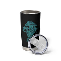Sexual Assault Awareness Tumbler Cup Women Support Survivors