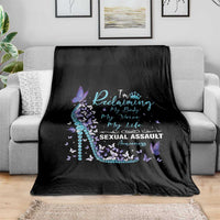 Sexual Assault Awareness Throw Blanket I Am Reclaiming My Body My Voice My Life