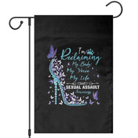 Sexual Assault Awareness Garden Flag I Am Reclaiming My Body My Voice My Life